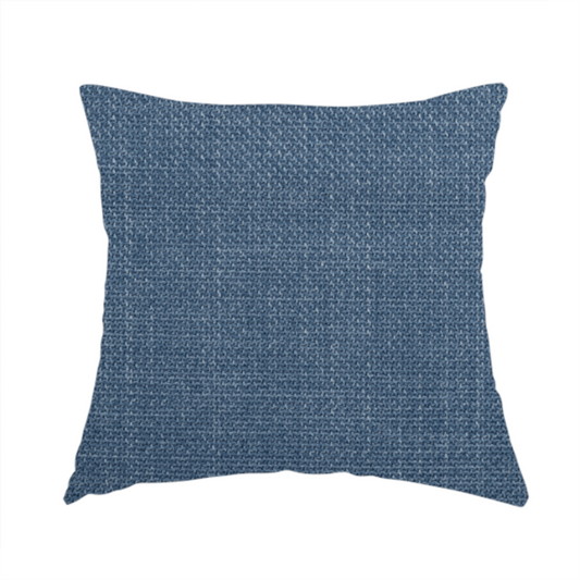 Narvik Weave Textured Water Repellent Treated Material Arctic Blue Colour Upholstery Fabric CTR-2126 - Handmade Cushions