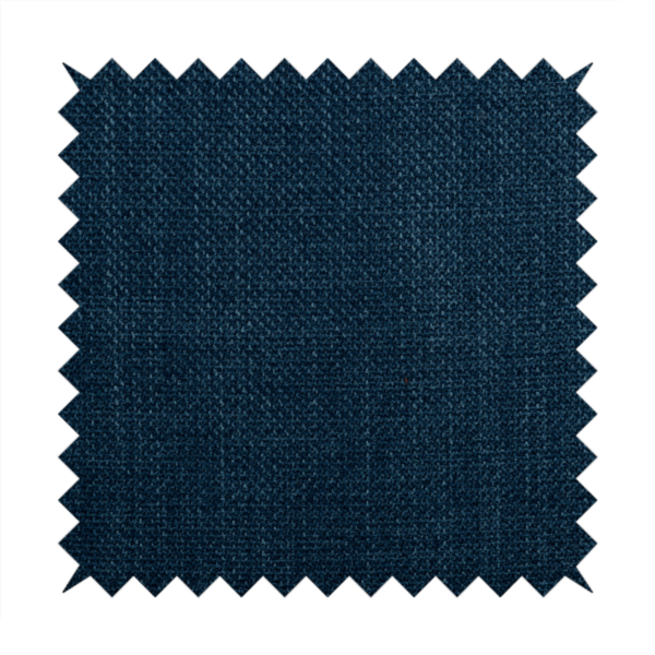 Narvik Weave Textured Water Repellent Treated Material Denim Blue Colour Upholstery Fabric CTR-2127 - Roman Blinds