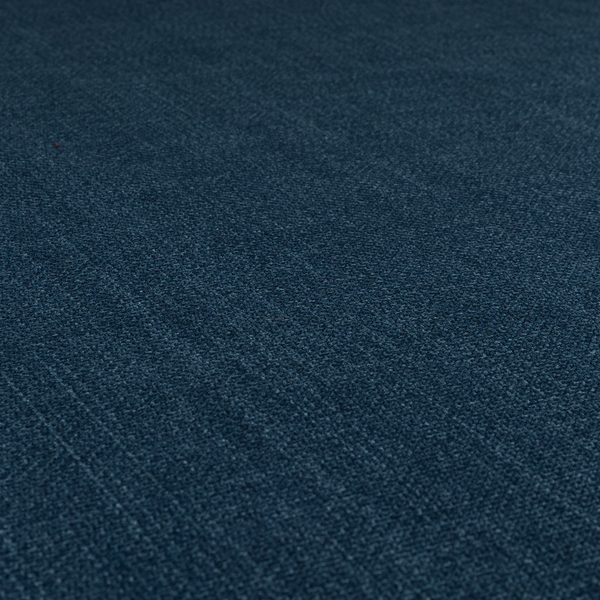 Narvik Weave Textured Water Repellent Treated Material Denim Blue Colour Upholstery Fabric CTR-2127 - Roman Blinds