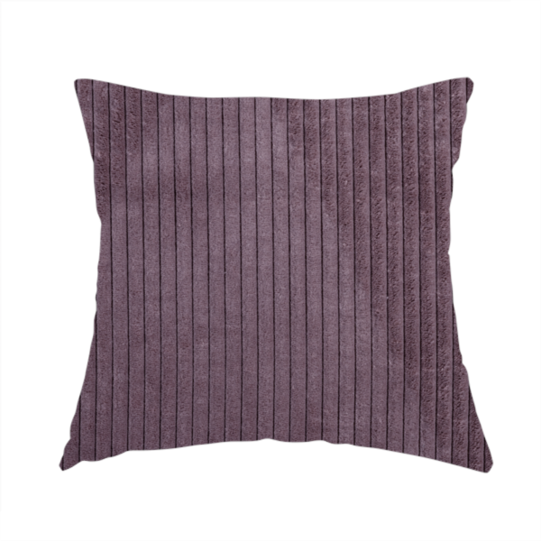 Denver Striped Corduroy Lavender Upholstery Fabric CTR-2128 - Handmade Cushions