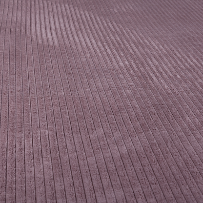 Denver Striped Corduroy Lavender Upholstery Fabric CTR-2128