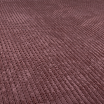 Denver Striped Corduroy Pink Upholstery Fabric CTR-2129