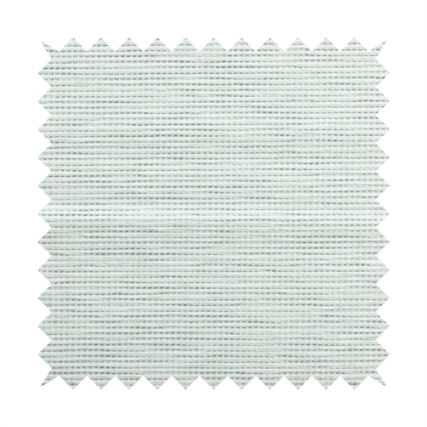 Kampala Basket Weave Textured White Colour Upholstery Fabric CTR-2136