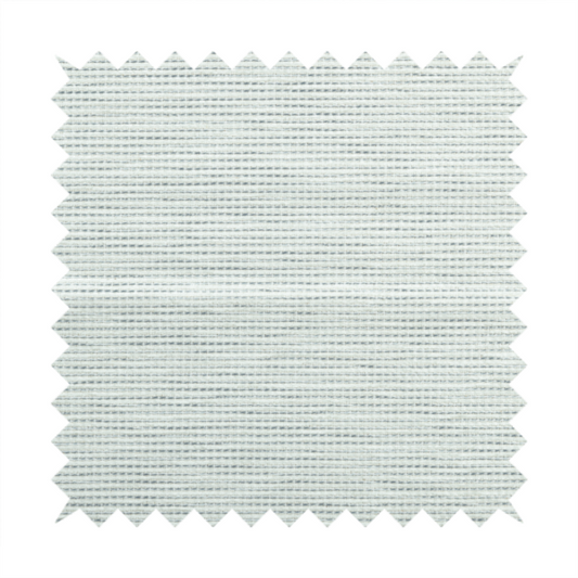 Kampala Basket Weave Textured White Colour Upholstery Fabric CTR-2136