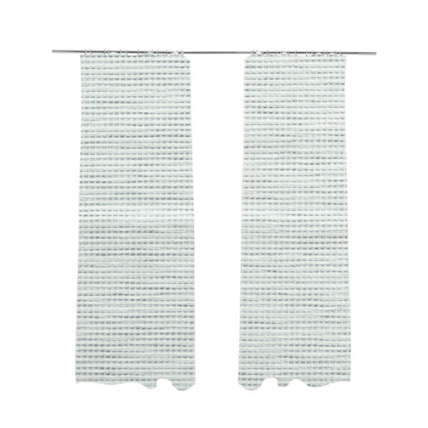 Kampala Basket Weave Textured White Colour Upholstery Fabric CTR-2136 - Made To Measure Curtains