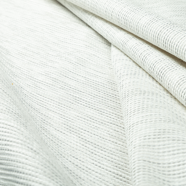 Kampala Basket Weave Textured White Colour Upholstery Fabric CTR-2136 - Made To Measure Curtains