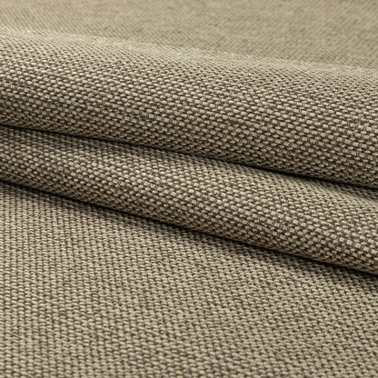 Kampala Basket Weave Textured Beige Colour Upholstery Fabric CTR-2137 - Roman Blinds