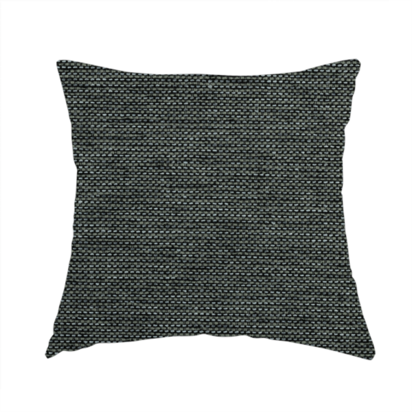 Kampala Basket Weave Textured Silver Colour Upholstery Fabric CTR-2140 - Handmade Cushions