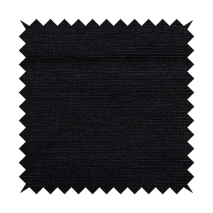 Kampala Basket Weave Textured Black Colour Upholstery Fabric CTR-2142 - Made To Measure Curtains