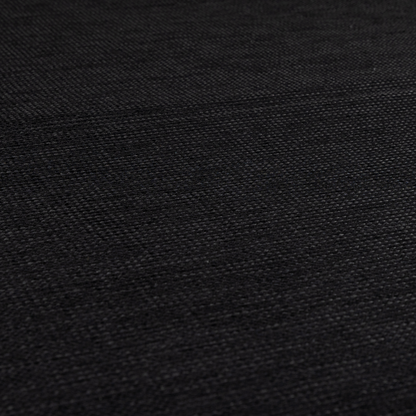 Kampala Basket Weave Textured Black Colour Upholstery Fabric CTR-2142 - Made To Measure Curtains