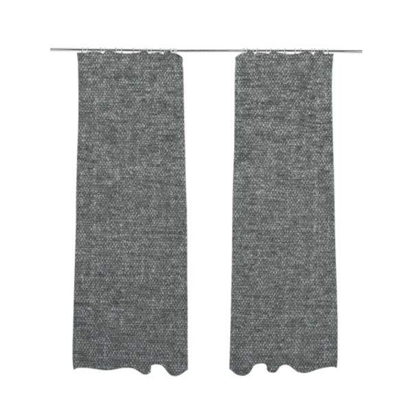 Nairobi Soft Textured Chenille Charcoal Colour Upholstery Fabric CTR-2144 - Made To Measure Curtains