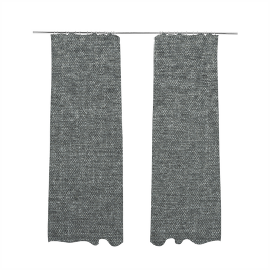 Nairobi Soft Textured Chenille Charcoal Colour Upholstery Fabric CTR-2144 - Made To Measure Curtains