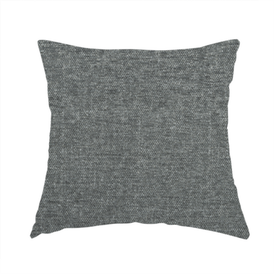 Nairobi Soft Textured Chenille Charcoal Colour Upholstery Fabric CTR-2144 - Handmade Cushions