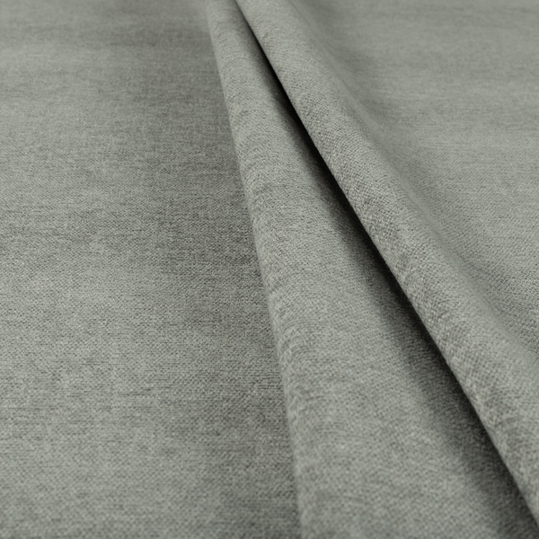 Nairobi Soft Textured Chenille Grey Colour Upholstery Fabric CTR-2145 - Made To Measure Curtains