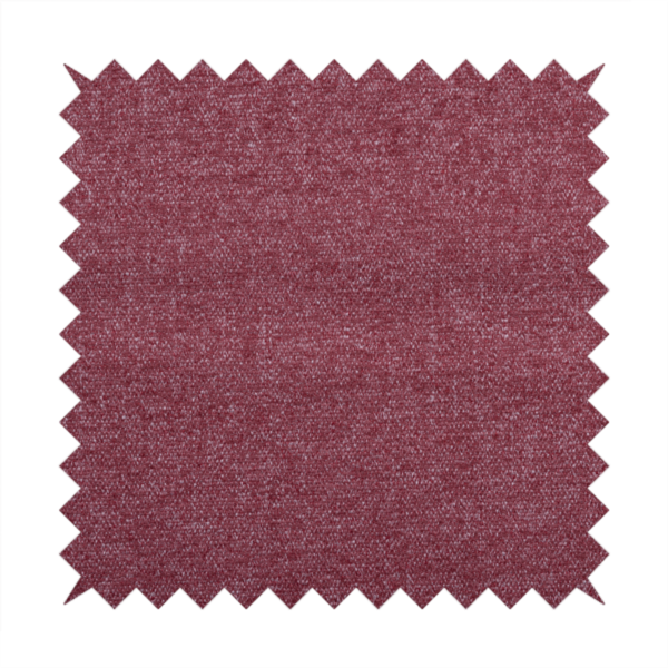 Nairobi Soft Textured Chenille Raspberry Red Colour Upholstery Fabric CTR-2149 - Roman Blinds