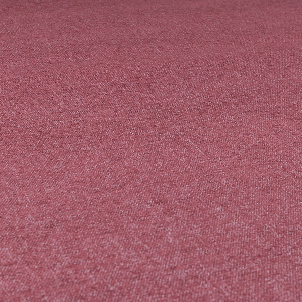 Nairobi Soft Textured Chenille Raspberry Red Colour Upholstery Fabric CTR-2149