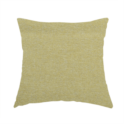 Nairobi Soft Textured Chenille Yellow Colour Upholstery Fabric CTR-2151 - Handmade Cushions