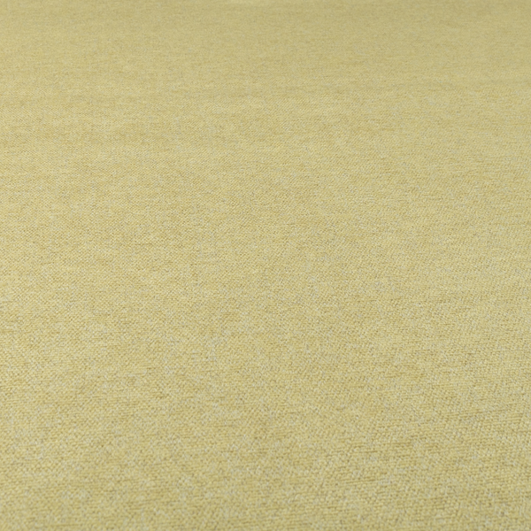 Nairobi Soft Textured Chenille Yellow Colour Upholstery Fabric CTR-2151