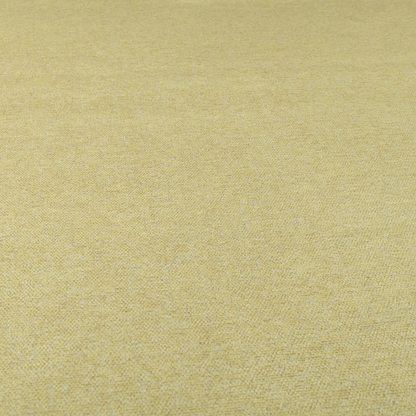 Nairobi Soft Textured Chenille Yellow Colour Upholstery Fabric CTR-2151