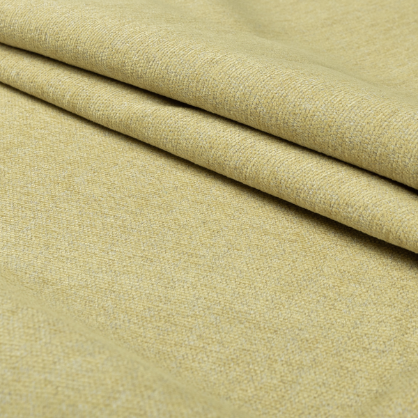 Nairobi Soft Textured Chenille Yellow Colour Upholstery Fabric CTR-2151 - Handmade Cushions