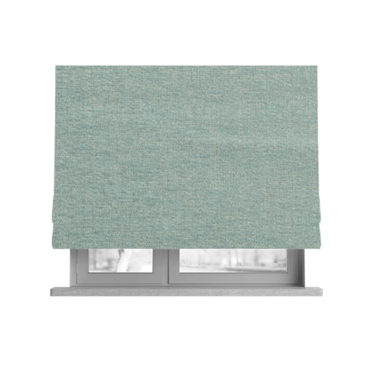 Nairobi Soft Textured Chenille Light Blue Colour Upholstery Fabric CTR-2152 - Roman Blinds