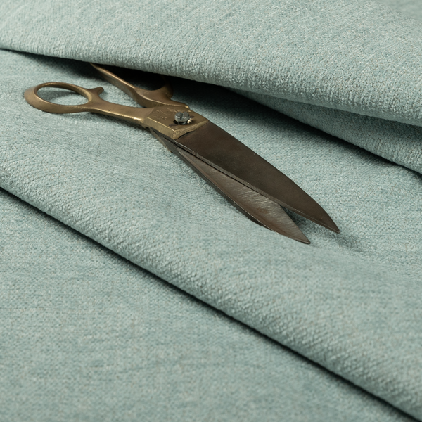 Nairobi Soft Textured Chenille Light Blue Colour Upholstery Fabric CTR-2152 - Roman Blinds