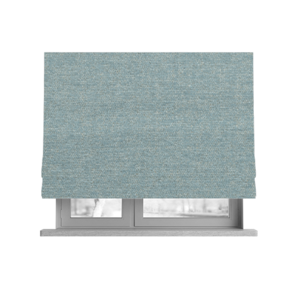 Nairobi Soft Textured Chenille Sky Blue Colour Upholstery Fabric CTR-2154 - Roman Blinds