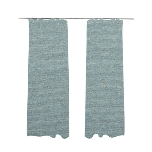 Nairobi Soft Textured Chenille Sky Blue Colour Upholstery Fabric CTR-2154 - Made To Measure Curtains