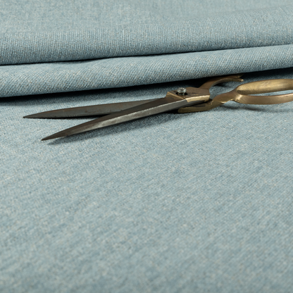 Nairobi Soft Textured Chenille Sky Blue Colour Upholstery Fabric CTR-2154 - Made To Measure Curtains