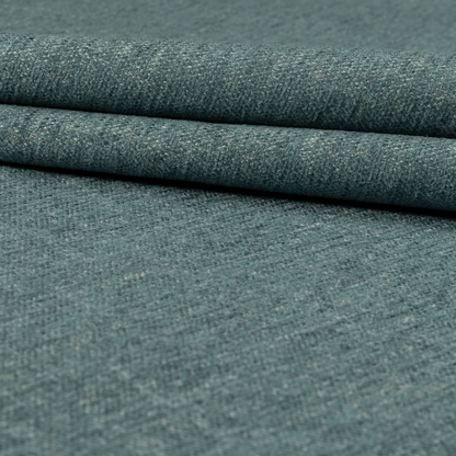 Nairobi Soft Textured Chenille Teal Blue Colour Upholstery Fabric CTR-2155 - Roman Blinds