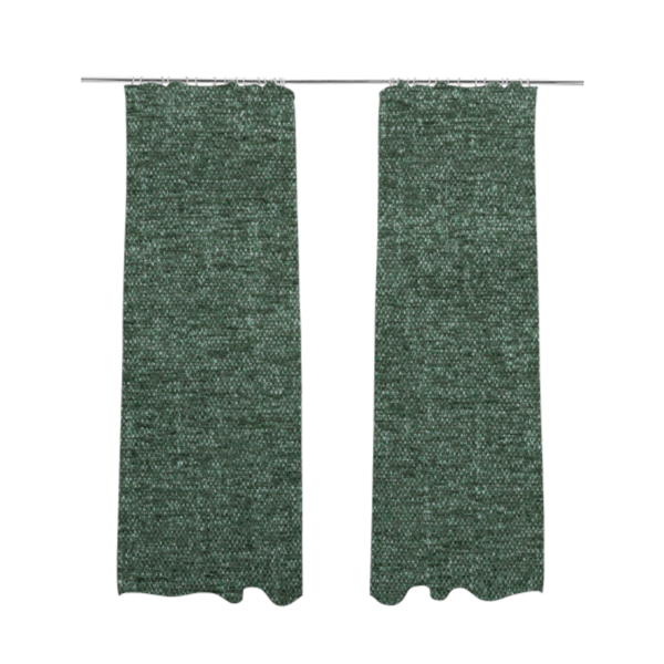 Nairobi Soft Textured Chenille Green Colour Upholstery Fabric CTR-2156 - Made To Measure Curtains