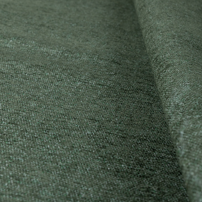 Nairobi Soft Textured Chenille Green Colour Upholstery Fabric CTR-2156 - Handmade Cushions