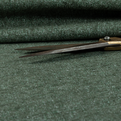 Nairobi Soft Textured Chenille Green Colour Upholstery Fabric CTR-2156 - Roman Blinds