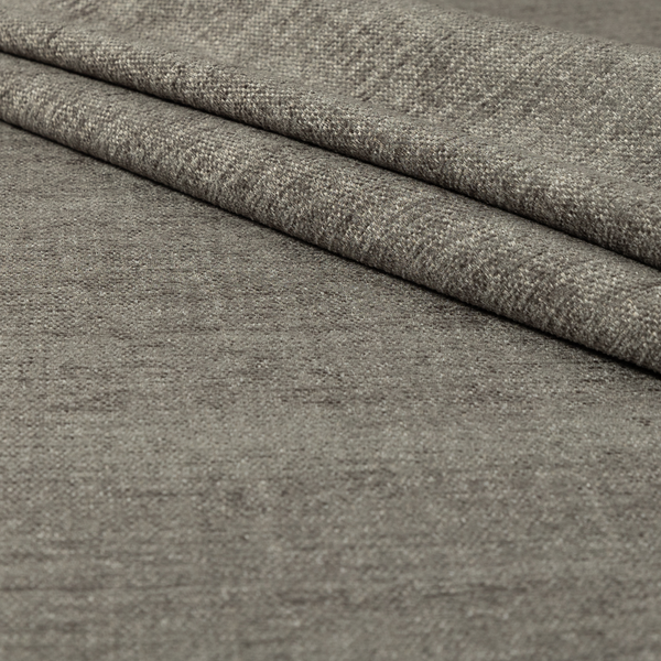 Nairobi Soft Textured Chenille Brown Colour Upholstery Fabric CTR-2157 - Made To Measure Curtains