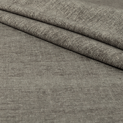 Nairobi Soft Textured Chenille Brown Colour Upholstery Fabric CTR-2157 - Handmade Cushions
