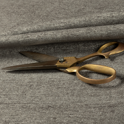 Nairobi Soft Textured Chenille Brown Colour Upholstery Fabric CTR-2157 - Made To Measure Curtains