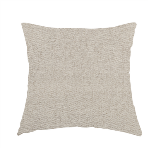 Nairobi Soft Textured Chenille Cream Colour Upholstery Fabric CTR-2159 - Handmade Cushions