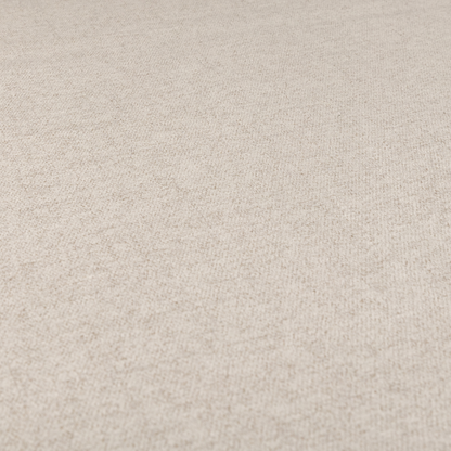 Nairobi Soft Textured Chenille Cream Colour Upholstery Fabric CTR-2159 - Roman Blinds