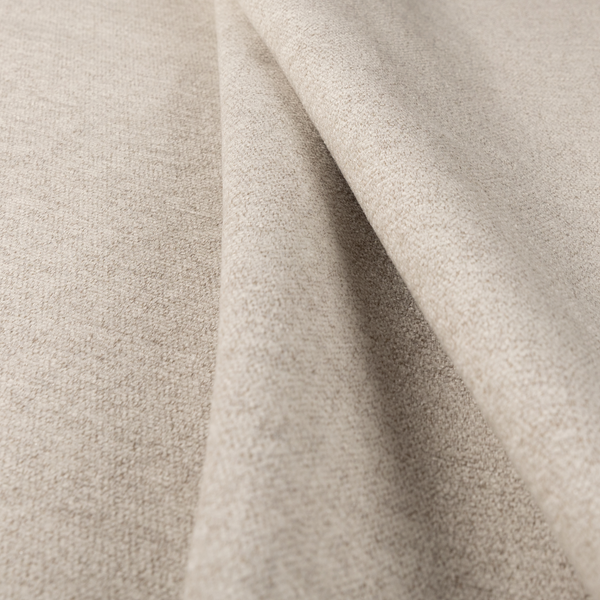 Nairobi Soft Textured Chenille Cream Colour Upholstery Fabric CTR-2159 - Roman Blinds