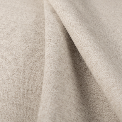 Nairobi Soft Textured Chenille Cream Colour Upholstery Fabric CTR-2159 - Roman Blinds