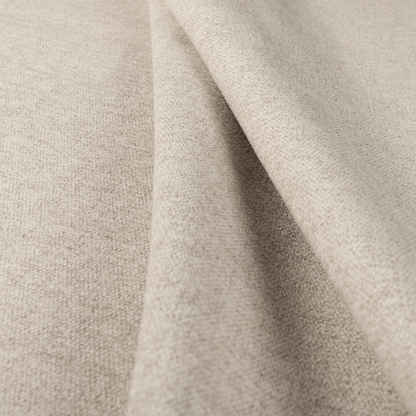 Nairobi Soft Textured Chenille Cream Colour Upholstery Fabric CTR-2159 - Handmade Cushions