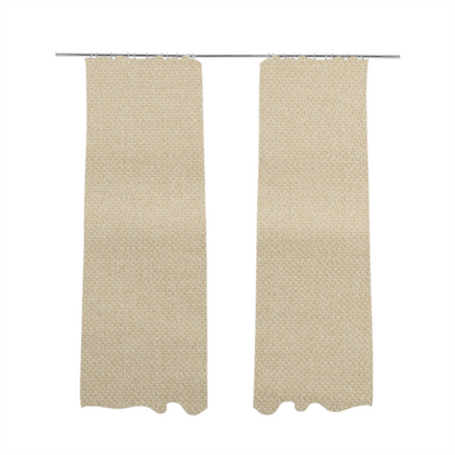 Trello Chenille Weave Material Cream Colour Upholstery Fabric CTR-2165 - Made To Measure Curtains