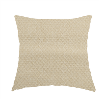 Trello Chenille Weave Material Cream Colour Upholstery Fabric CTR-2165 - Handmade Cushions