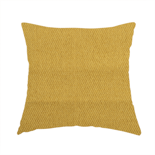 Trello Chenille Weave Material Yellow Colour Upholstery Fabric CTR-2170 - Handmade Cushions