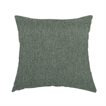 Trello Chenille Weave Material Teal With Grey Colour Upholstery Fabric CTR-2171 - Handmade Cushions