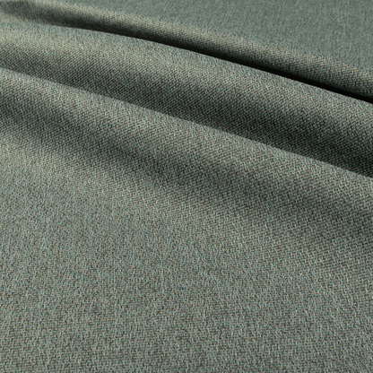 Trello Chenille Weave Material Teal With Grey Colour Upholstery Fabric CTR-2171 - Handmade Cushions