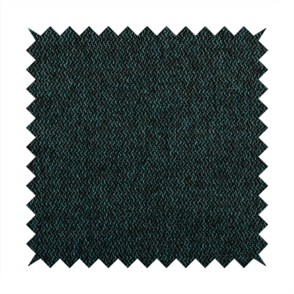Trello Chenille Weave Material Black With Blue Colour Upholstery Fabric CTR-2173