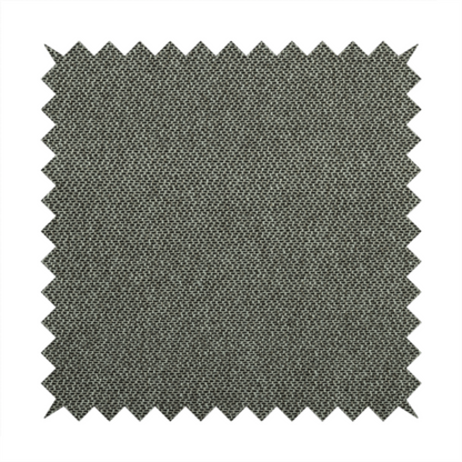 Trello Chenille Weave Material Black With Grey Colour Upholstery Fabric CTR-2174 - Made To Measure Curtains