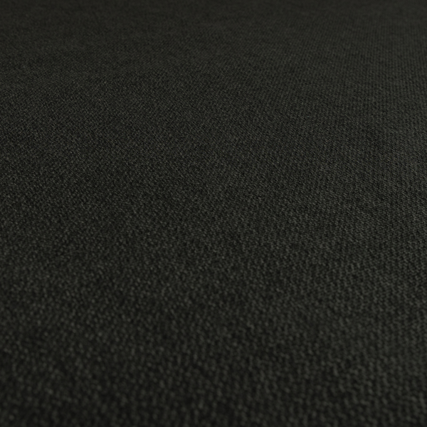 Trello Chenille Weave Material Black Colour Upholstery Fabric CTR-2176