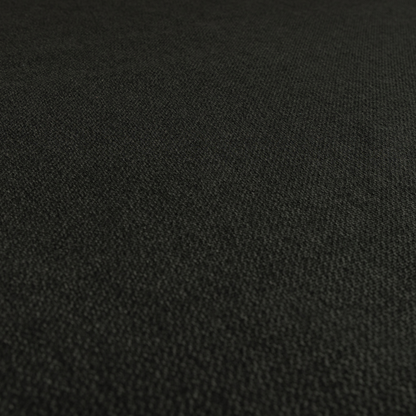 Trello Chenille Weave Material Black Colour Upholstery Fabric CTR-2176